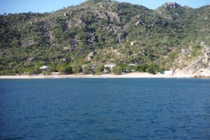 Cape Upstart. Beach shacks only accessible by boat