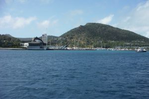 Approaching Hamilton Island Marina